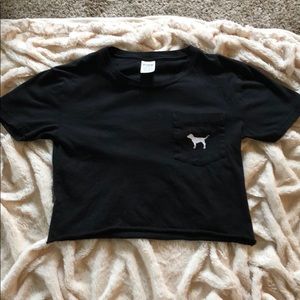 Victoria’s Secret Pink cropped tee
